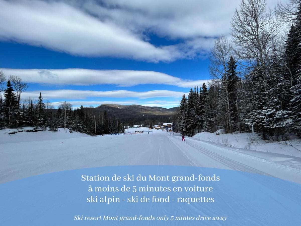 Woody - Chalets De Moh La Malbaie Exterior foto